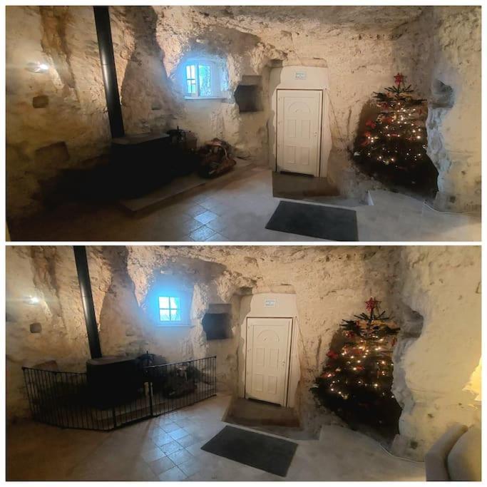 Troglo Entre Caves Et Chateaux 蒙卢索卢瓦尔 外观 照片