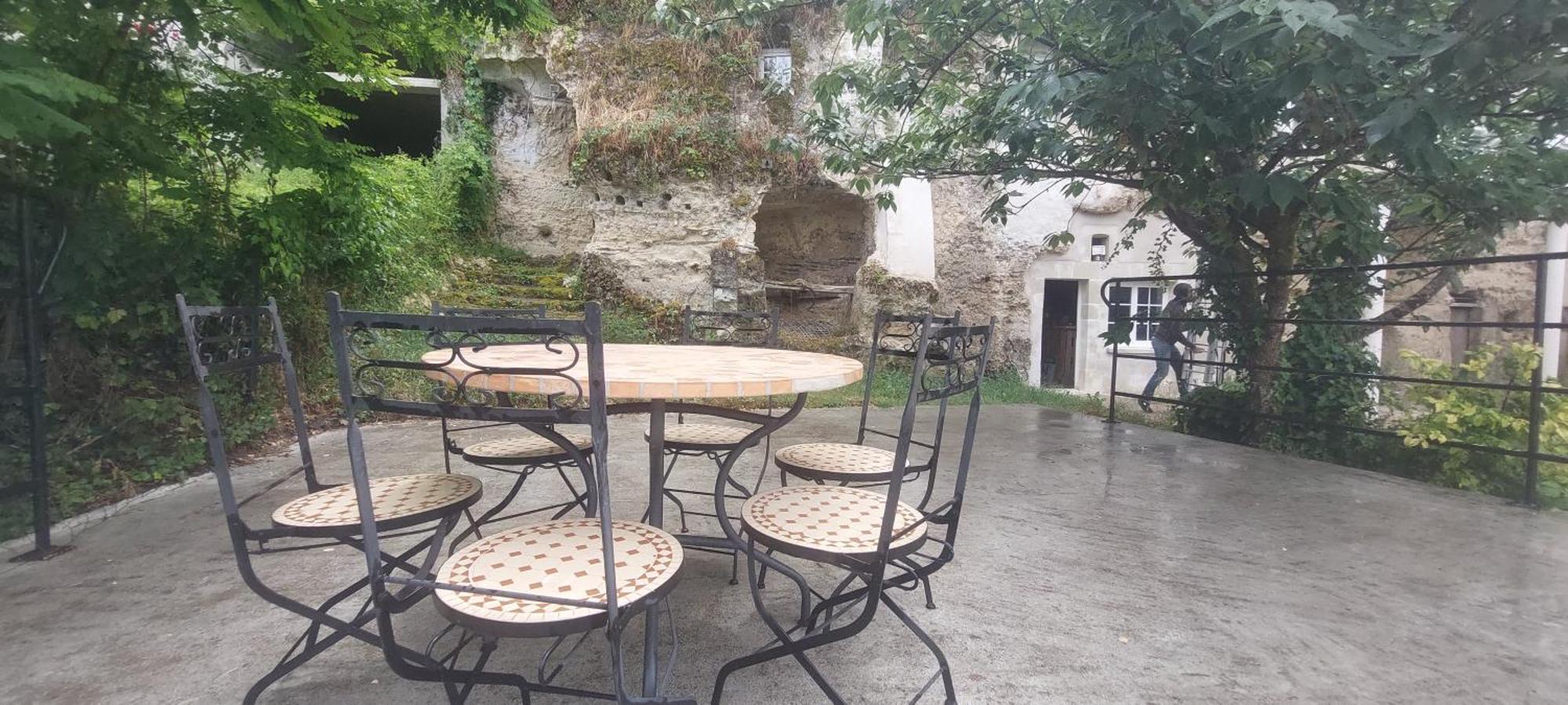 Troglo Entre Caves Et Chateaux 蒙卢索卢瓦尔 外观 照片